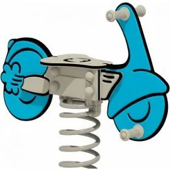 WICKEY Jeu Sur Ressort PRO Scooter "Weeley" - Dispositif Testéselon La Norme EN1176 - Pour Aires De Jeu Publiques Et Terrains De Camping