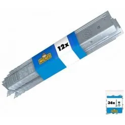 WICKEY Ancrage Au Sol Ancrage Poteau SolidLock - Set De 12 Ancrages Pour Aire De Jeux & Portique Balançoire, Ancrages En Profilé Pour Cabane Enfant & Palissade